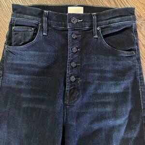 Mother high waisted pixie rail skimp jeans-25